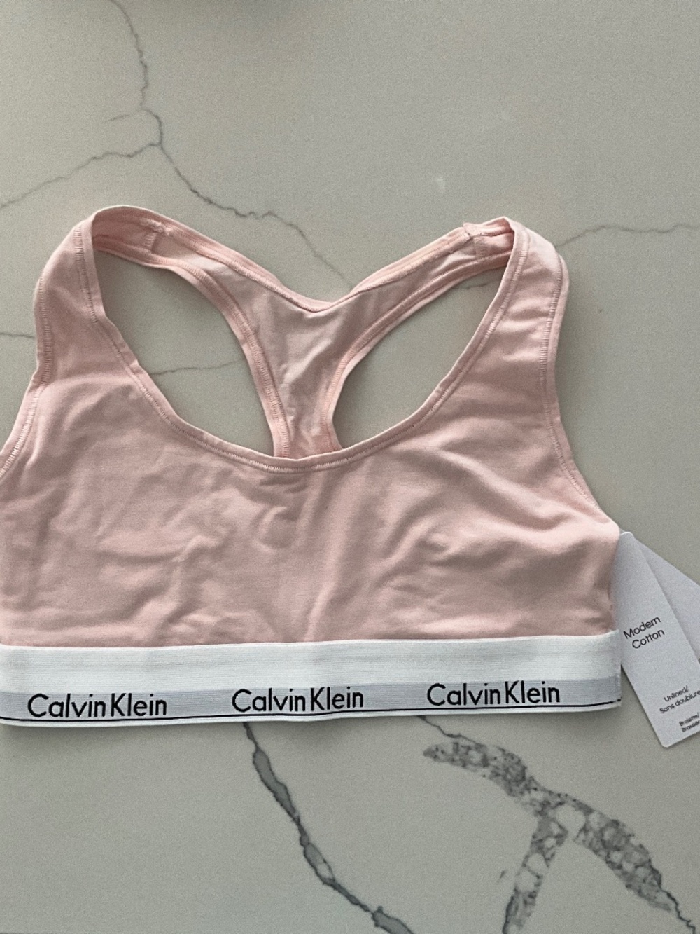 Calvin Klein Unlined Bralette - size M